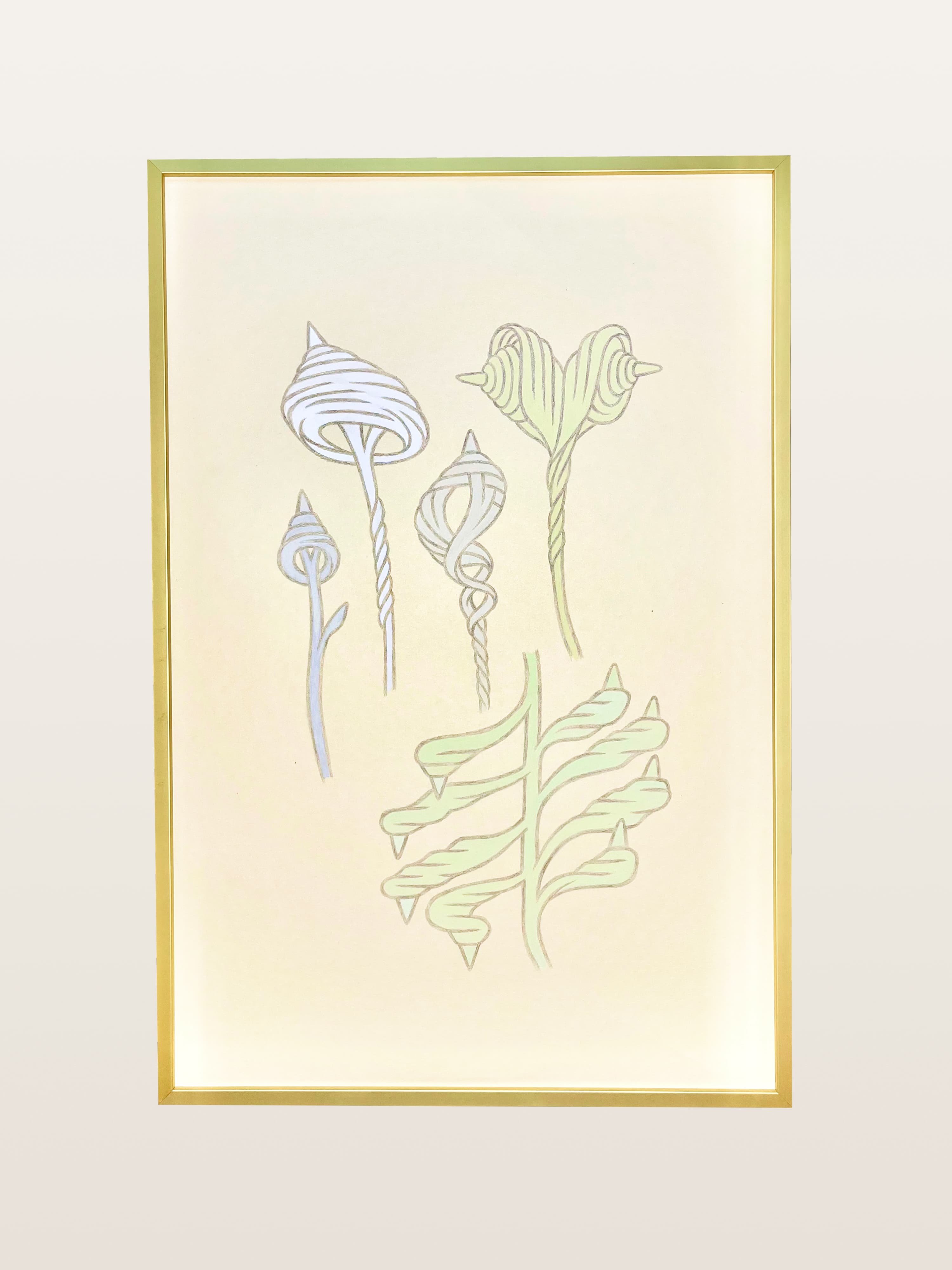 Botanical No. 1, framed